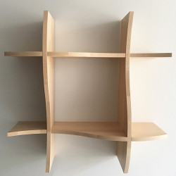 Estante de madera Joséphine - Versión de madera maciza (haya)