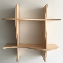 Joséphine wooden shelf - Solid wood version (beech)
