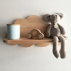 Gabrielle wooden cloud wall shelf - Photo 1