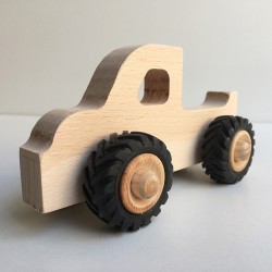 Heinrich der Holz-Pickup - Holzspielzeug - Foto 1