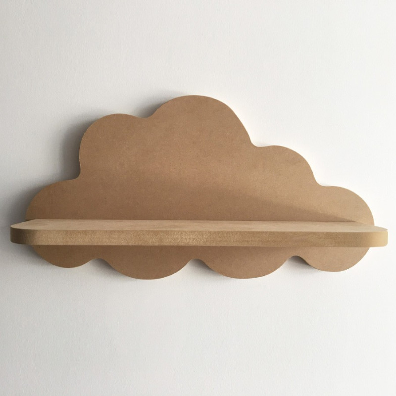 Gabrielle étagère murale nuage - Version MDF - Photo 1 Gabrielle étagère murale nuage - Version MDF - Photo 1