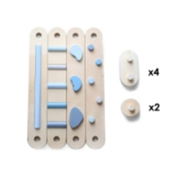 Balance beam with 4 Blue beams