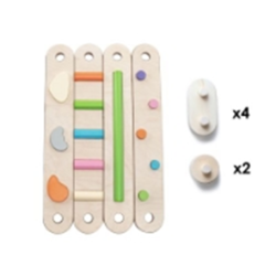 Balance beam with 4 Colored beams