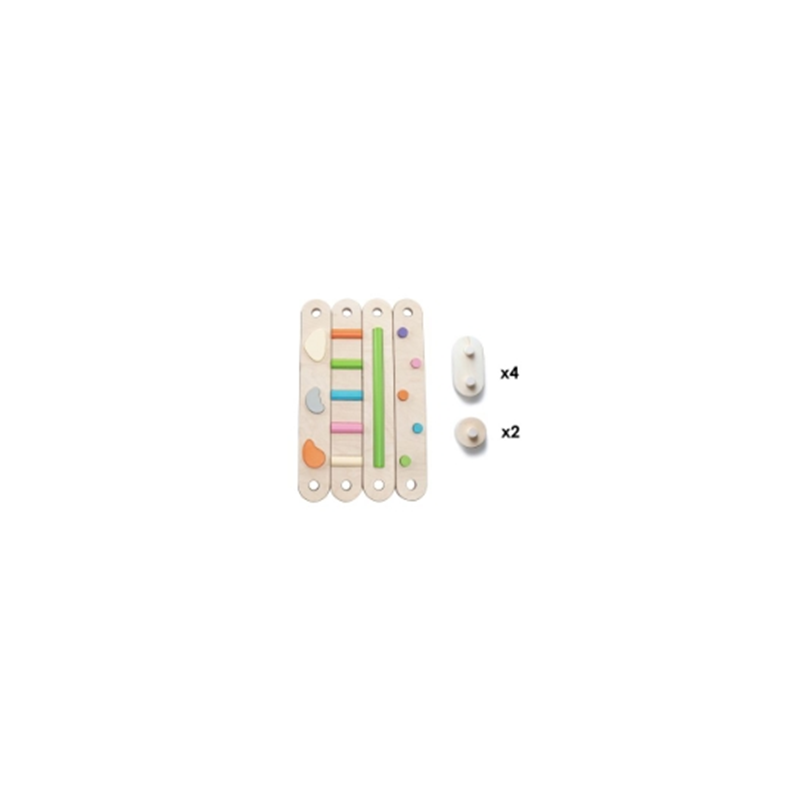 Balance beam with 4 Colored beams