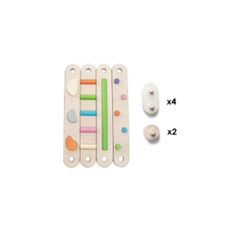 Balance beam with 4 Colored beams