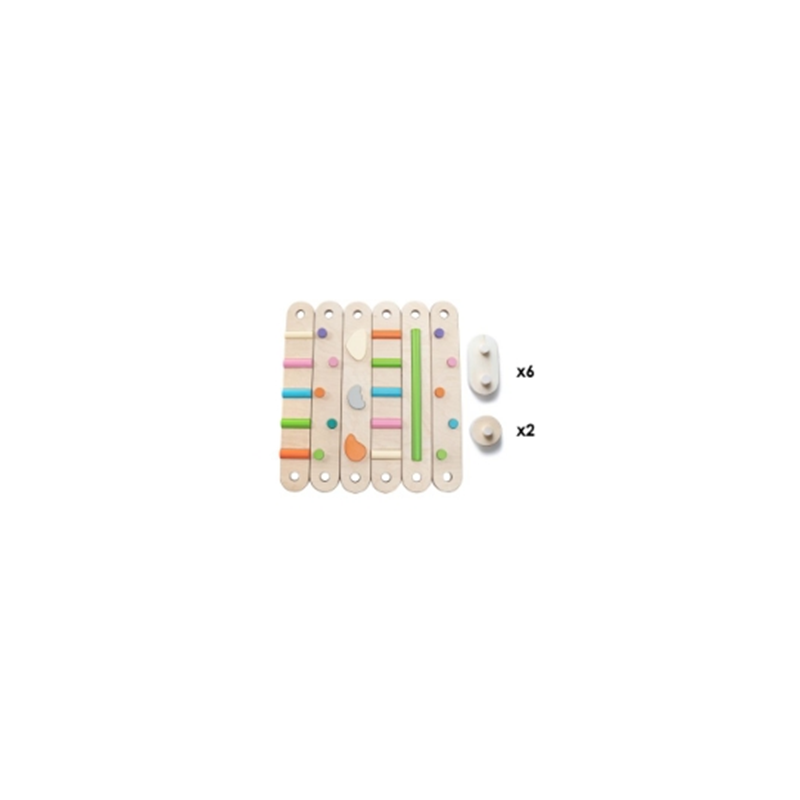 Balance beam with 6 Colored beams