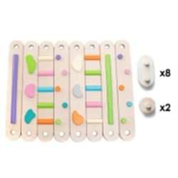 Balance beam with 8 Colored beams