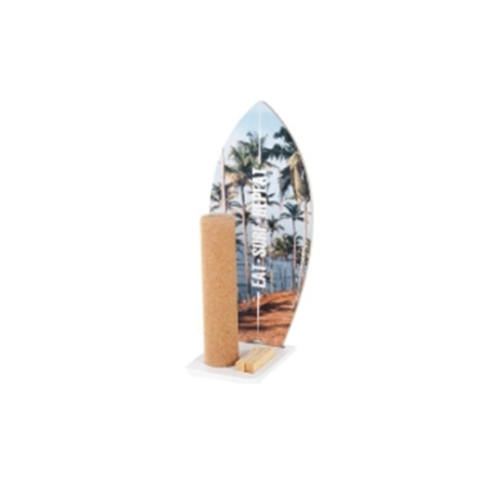 Eat.Surf.Repeat. Surfboard with roll