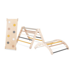 Climbing set 3in1 HONEY with Round Ramp