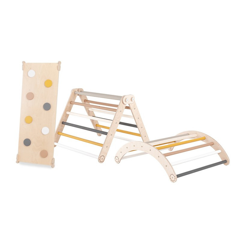 Climbing set 3in1 HONEY with Round Ramp
