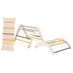 Climbing set 3in1 HONEY with Bar Ramp