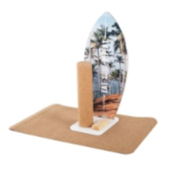 Eat.Surf.Repeat. Surfboard with roll and matt