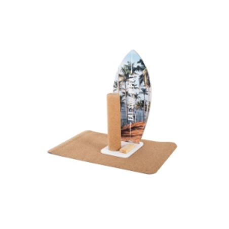 Eat.Surf.Repeat. Surfboard with roll and matt