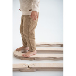 Poutre d’équilibre Montessori en bois – Pack middle