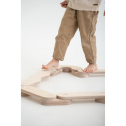 Poutre d’équilibre Montessori en bois – Pack super