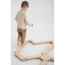 Poutre d’équilibre Montessori en bois – Pack super
