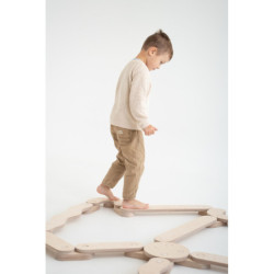 Poutre d’équilibre Montessori en bois – Pack super