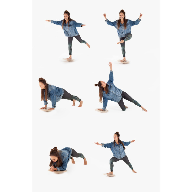 Cercle Mandala Yoga Montessori en bois