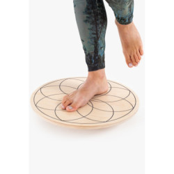 Cercle Mandala Yoga Montessori en bois
