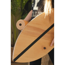 Planche de surf Montessori en bois – Bois naturel + rouleau