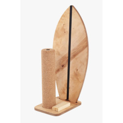 Planche d’équilibre Montessori en bois – Avec rouleau et tapis