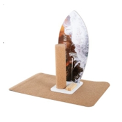 Planche de surf Montessori en bois – Bois naturel + rouleau et tapis
