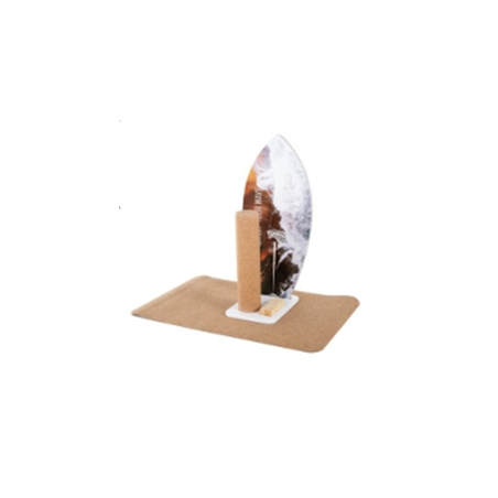 Planche de surf Montessori en bois – Bois naturel + rouleau et tapis
