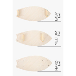 Planche de surf Montessori en bois – Édition  avec rouleau et tapis