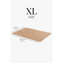 Tapis liège Montessori en bois – L 91×65 cm
