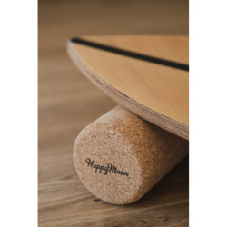 Rouleau d’équilibre Montessori en bois – 400×100 mm