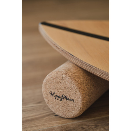 Rouleau d’équilibre Montessori en bois – 400×100 mm