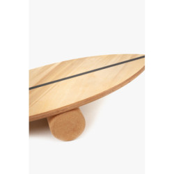 Rouleau d’équilibre Montessori en bois – 400×100 mm