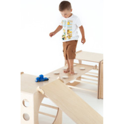 Cube d’escalade Montessori en bois – Avocado