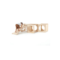 Cube d’escalade Montessori en bois – Donut
