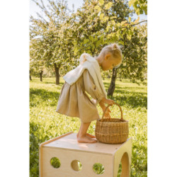 Cube d’escalade Montessori en bois – Pizza
