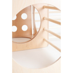 Cube d’escalade Montessori en bois – Pizza