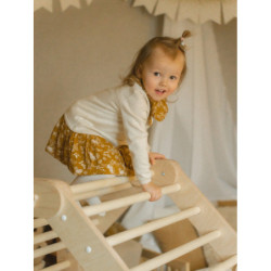 Grimpeur Montessori en bois – Bois naturel