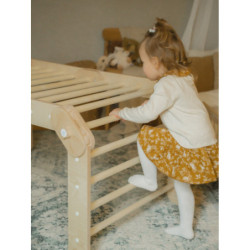 Grimpeur Montessori en bois – Bois naturel