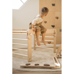 Grimpeur Montessori en bois – Bois naturel