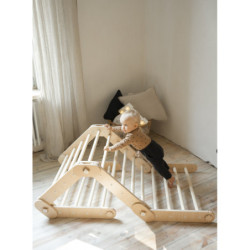 Grimpeur Montessori en bois – Bois naturel