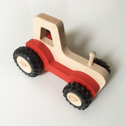 Serge el tractor - Rojo - Juguete de madera - Foto 2