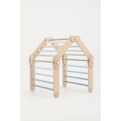 Grimpeur Montessori en bois – Bleu