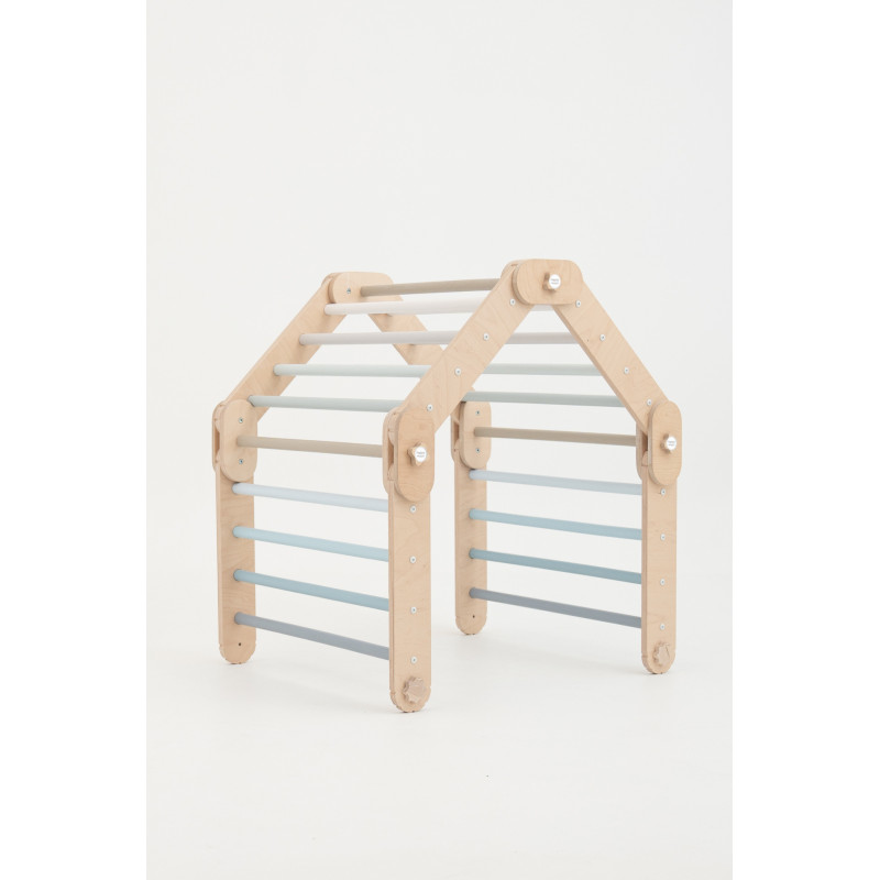 Grimpeur Montessori en bois – Bleu