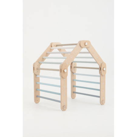 Grimpeur Montessori en bois – Bleu