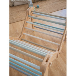 Grimpeur Montessori en bois – Bleu
