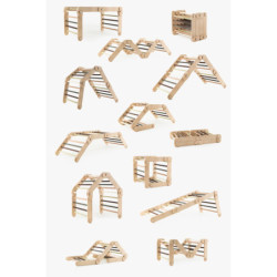 Grimpeur Montessori en bois – Forest