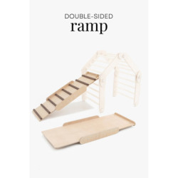 Climber bois foncé + rampe double face – Bar