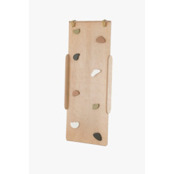 Rampe en pierre double face Montessori en bois – couleur forêt