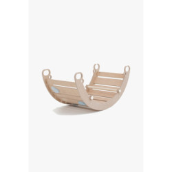 Bascule Montessori en bois – Pierres bleu