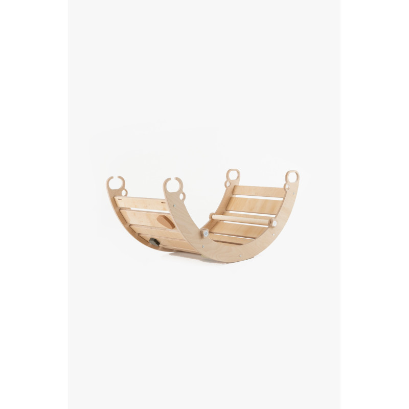 Bascule Montessori en bois – Pierres forest